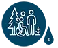 An icon symbolizing the direction East